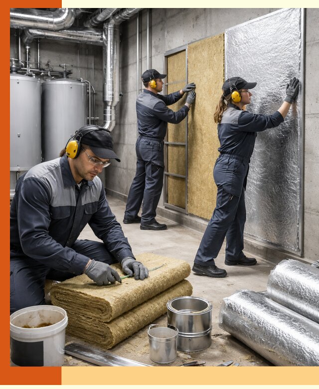 Шумоизоляция котельной в Ленинске-Кузнецком: профессиональный монтаж и материалы