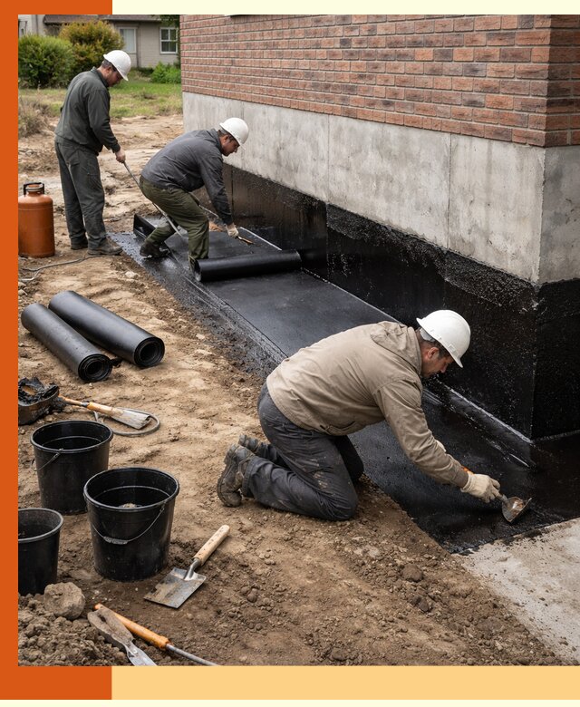 Гидроизоляция фундамента в Ленинске-Кузнецком: надежная защита строений