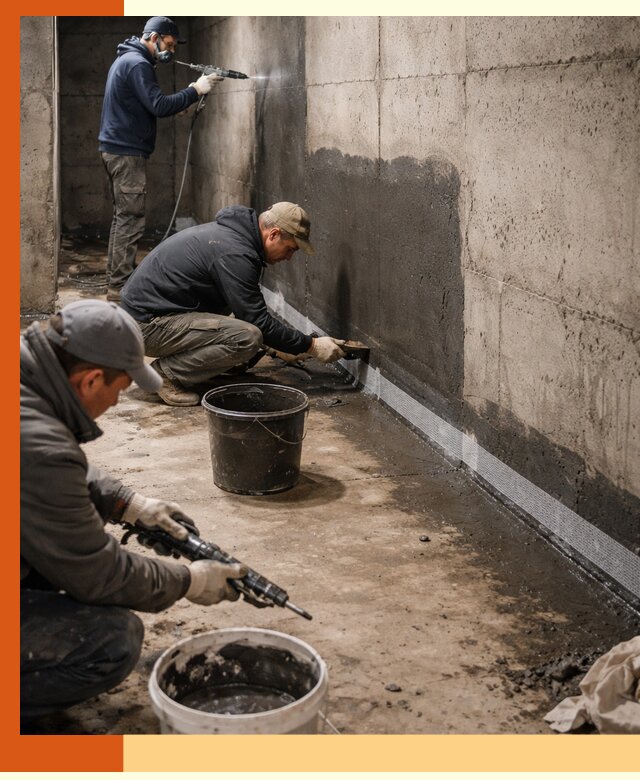 Гидроизоляция подвала в Ленинске-Кузнецком — комплексная защита от влаги