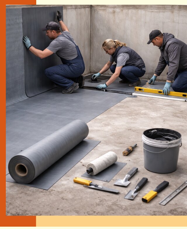 Гидроизоляция бассейна под ключ в Ленинске-Кузнецком — надежная защита и герметизация