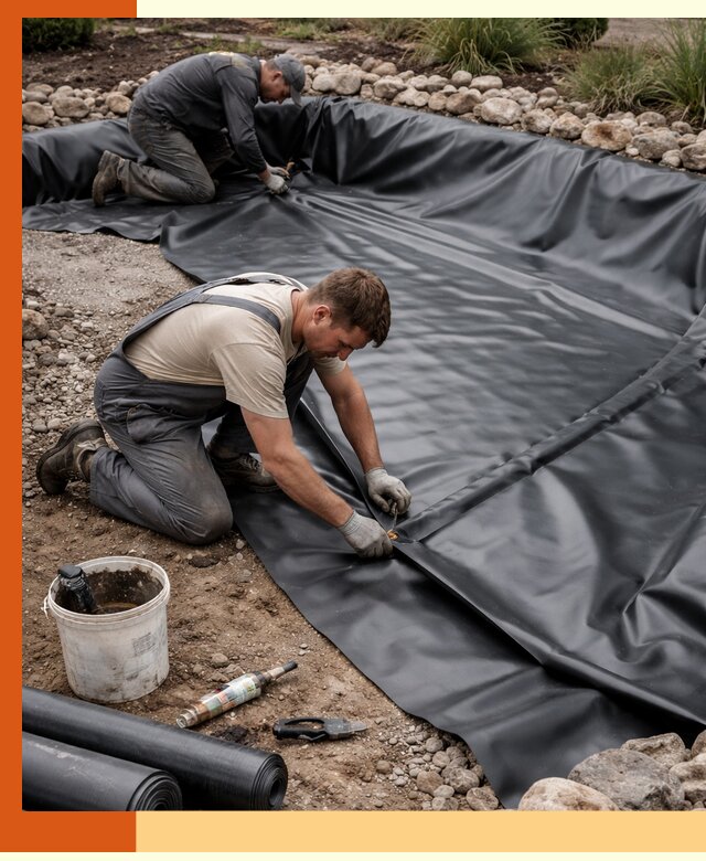 Гидроизоляция пруда в Ленинске-Кузнецком: надежная защита и герметизация