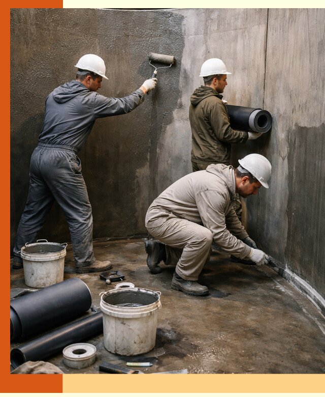 Гидроизоляция резервуара профессионально в Ленинске-Кузнецком