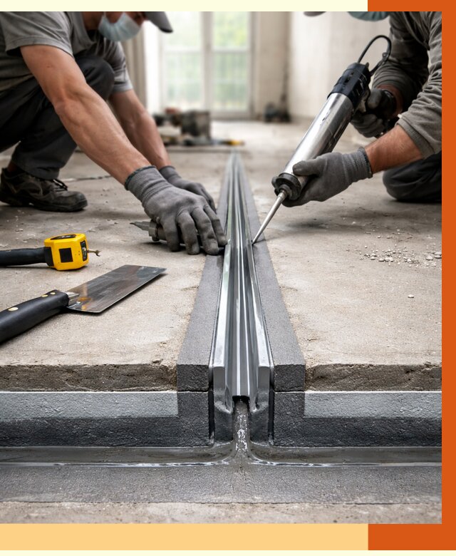 Гидроизоляция деформационного шва в Ленинске-Кузнецком от 7666 руб. под ключ | ТепломастерЛнн