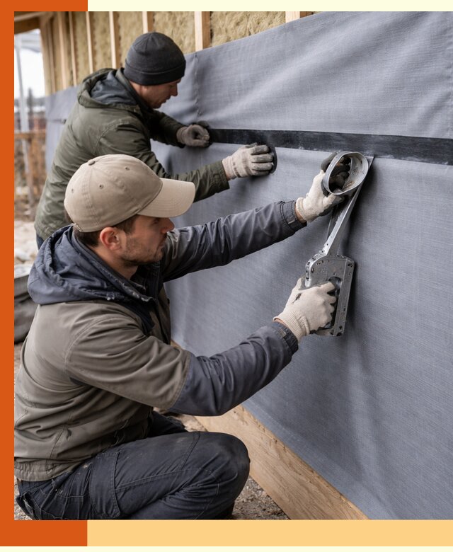 Монтаж ветроизоляции зданий и конструкций в Ленинске-Кузнецком