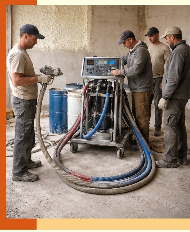 Аренда установки для напыления ППУ в Ленинске-Кузнецком на выгодных условиях